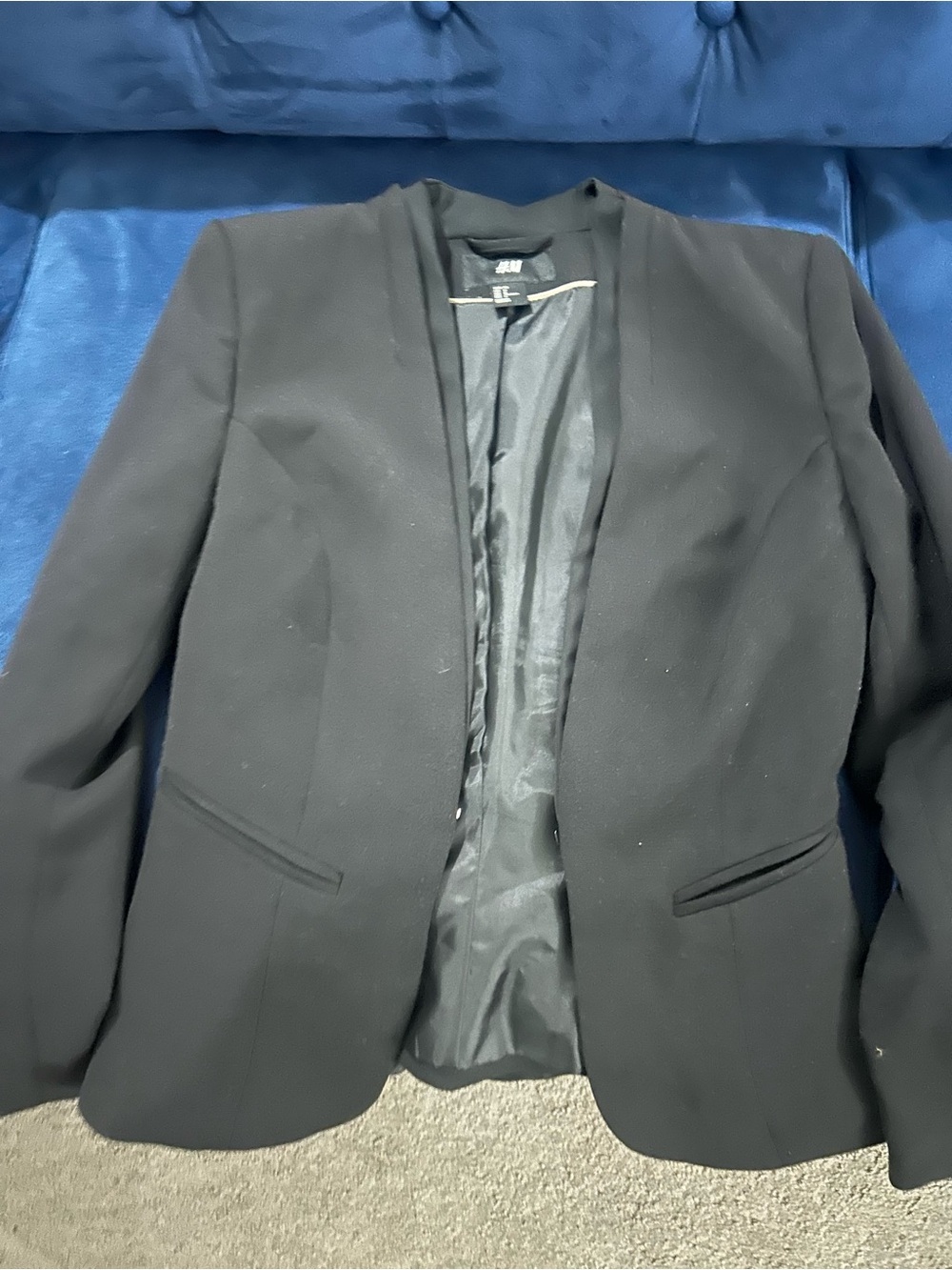♠️♠️♠️H&M Black Open-Front Blazer